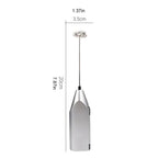 Electric Milk Frother Silver Handheld Mini Coffee Blender No Battery Required