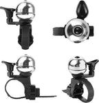 Loud Universal Bicycle Bell - Waterproof with Clear Sound - Suitable for Adults & Kids - Red - Set of 1