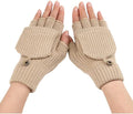 Women's Fingerless Gloves - 1 Pair - Warm Aprikot