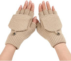 Women's Fingerless Gloves - 1 Pair - Warm Aprikot