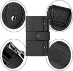 Women's Faux Leather Wallet Clutch Purse Black One Piece