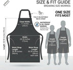 Heavy Duty Vinyl Waterproof Apr for Unisex Adult, Ultra Lightweight, Chemical Resistant Industrial Work Apr