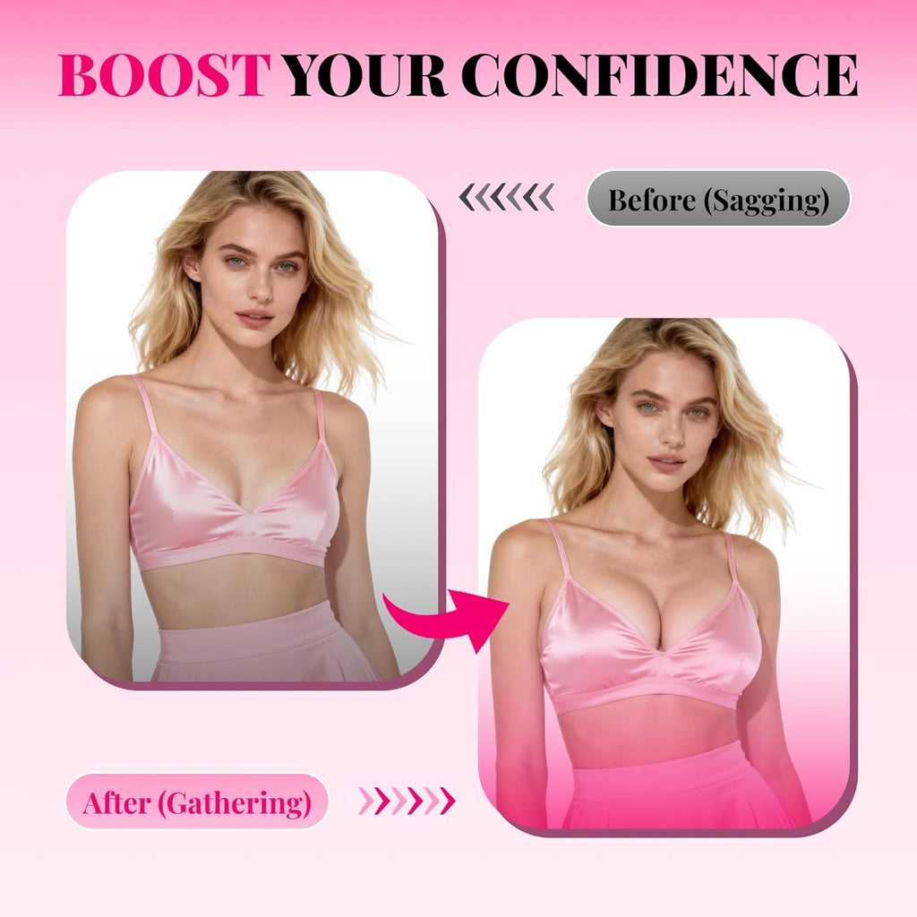 Double Sided Sticky Bra Ultra Boost Inserts Pads Reusable Push Up Lift Self Adhesive Bra Pads for Bikini Swimsuit