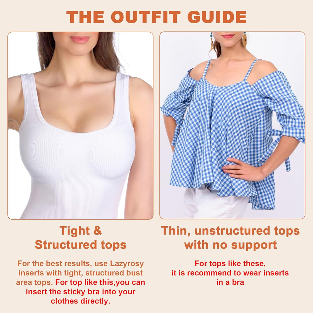 Double Sided Sticky Bra Ultra Boost Inserts Pads Reusable Push Up Lift Self Adhesive Bra Pads for Bikini Swimsuit