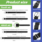 12 Pcs Baseball Belts Softball Belts Bulk for Adult and Youth Adjustable