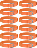 12 Pcs Baseball Belts Softball Belts Bulk for Adult and Youth Adjustable