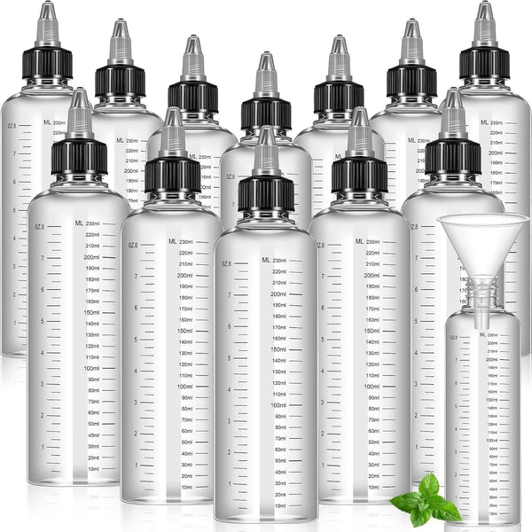 Twist-Top Hair Applicator Bottle Set (12-Piece 230ml)