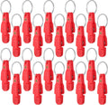 20 Pieces Heavy Tension Snap Release Clips Padded Trolling Clips with Key Ring for Weight Planer Board Offshore Kites Downrigger Fishing