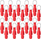 20 Pieces Heavy Tension Snap Release Clips Padded Trolling Clips with Key Ring for Weight Planer Board Offshore Kites Downrigger Fishing