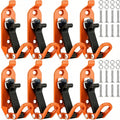 8 Pcs Shovel Holder, Heavy Duty Shovel Mounts for Roof Rack, Quick Release Axe Holder Mount Kit, Metal and Rubber Car Accessories Garage Storage Wall Mounting Brackets Truck