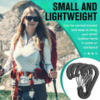 72pcs Carabiner Clips Bulk 2 Inch Small Spring Mini Carabiner Clip Aluminum Lightweight D-Shape Spring for Keychain Climbing Fishing Hiking Outdoor