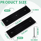 10 Pcs Boat Trailer Bunk Slide Pads and Boat Trailer Glide Bunk Enders 10.25'' x 3.1'' Boat Trailer Bunk Slicks for Easier Launching and Loading Boat Trailer Parts and Accessories