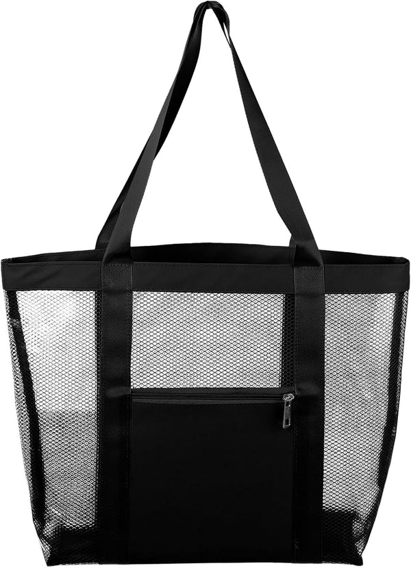 Mesh Beach Tote Bag, 1Pcs 13