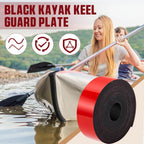 Amylove Kayak Keel Guard Self Adhesive DIY Kayak Keel Guard for Fiberglass Boat Protector Tape for Aluminum Boat Canoe Hull Prevent Scratches Damage Scars from Rocks Oyster Beds Black