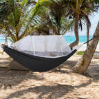 Camping Hammock with Mosquito Netting and Tree Straps - Sturdy Up to 450lbs for Outdoor, Backyard, Backpacking, Hiking