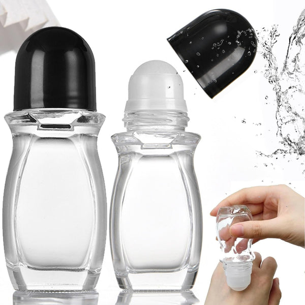 Glass Roller Bottles 30ml/50ml (2PCS)