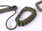 Tactical Gear Carabiner Keychain Clip Plastic D-Rings Large Key Chain Heavy Duty Snap Hook for Backpack, Belt, Keyrings, Bags, Bottle, Tent, Camping