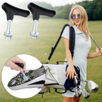 2 Pcs Golf Spike Removal Tool, Stainless Steel Golf Shoe Spikes Wrench, Multifunction Golf Wrench, Adjustment Cleat Key Remover for Spike Shoes (Universal, Black)