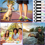 Durable Silicone Water Bottle Holder Hook Carrier with Carabiner Clip & Key Ring, Fits Any 12oz, 17oz and 25oz Water Bottles for Outdoor Activities Camping Hiking Traveling or Daily Use