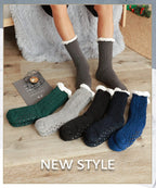 Mens Slipper Fuzzy Socks Winter Cozy Fluffy Cabin Warm Fleece Soft Comfy Thick Non Slip Home Socks