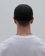 Thin Wool Fisherman Beanie for Men Women, Short Knit Cuff Trawler Watch Hats