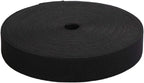 1 Inch by 20 Yard Black Heavy Stretch High Elasticity Elastic Spool Knit Elastic Bands for Sewing