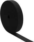 1 Inch by 20 Yard Black Heavy Stretch High Elasticity Elastic Spool Knit Elastic Bands for Sewing