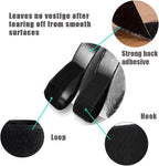Self Adhesive Hook and Loop Tape Roll 3/4 Inch Black Strong Adhesive Interlocking Tape for Picture and Tools Hanging Pedal Board Fastening 12.6 Yard