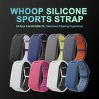 Silicone Wristband Compatible with Whoop 4.0, Quick fit Soft and Washable Sports Loop Strap for Men & Women