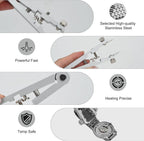 Watch Spring Bar Plier Tool Set Watchband Pliers with 10 Pins,Watch Wrist Ban Repair Remove Tool,Spring Plier Tweezer,Removal Tool for Watch Pin Strap Band Watch Link-Sliver
