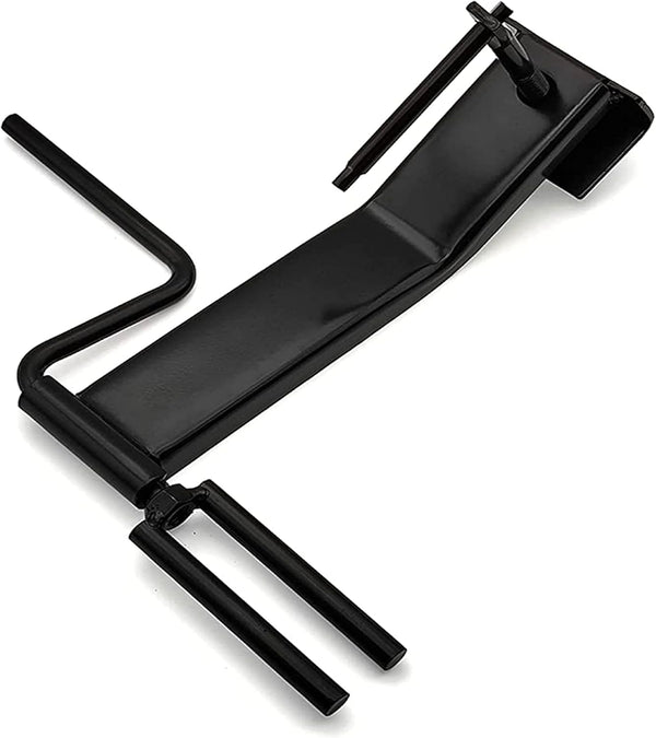 Cargo Tie-Downs Strap Winder, Black Powder Coated Steel, Roll-up Flatbed Trailer Winch Straps up to 4