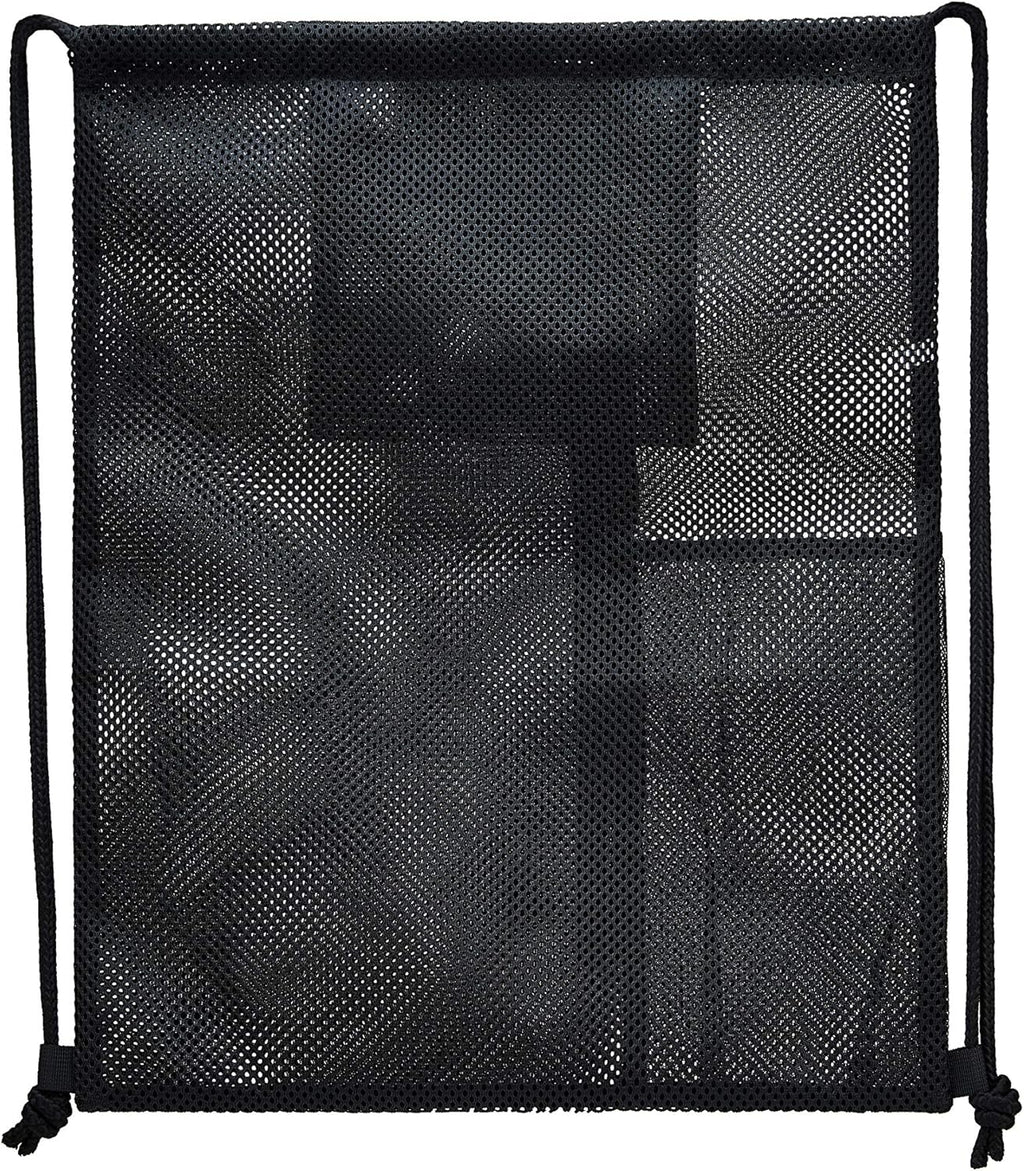 Heavy Duty Mesh Drawstring bag for Soccer Ball，Beach Toys -Drawstring Backpack Sports Gym Bag