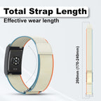 Nylon Replacement Band, Compatible with Amazfit Helio Strap – Adjtable, Breathable Sport Wristband for Fitness Tracker, Comfortable for All-Day Wear