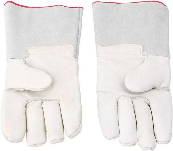13.8 inch 35cm Long Cryogenic Gloves Low Temperature LN2 Liquid Nitrogen Protective Gloves Safety Frozen Gloves