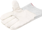 13.8 inch 35cm Long Cryogenic Gloves Low Temperature LN2 Liquid Nitrogen Protective Gloves Safety Frozen Gloves