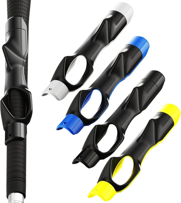 4 Pcs Golf Grip Trainer, Golf Training Aid Swing Trainers Club Grips Accessories for Golfer Enhance Strength Hand Position and Swing Technique, Unique Gift for Golfing Enthusiasts