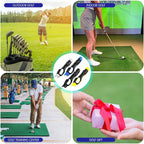 4 Pcs Golf Grip Trainer, Golf Training Aid Swing Trainers Club Grips Accessories for Golfer Enhance Strength Hand Position and Swing Technique, Unique Gift for Golfing Enthusiasts