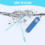Nasal Hair Cutter, 2024 New Double Sided Nose Hair Knife Manual Nose Trimmer, 360 Rotating Nasal Razor Cutter with Ear Picker for Women and Men (Pink 3Pcs)