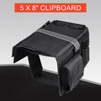 Reversible Kneeboard Pilot Black Classic Clipboard & Pen Holder Kneeboard Aviation for Professional Pilots, General Aviation