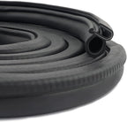 20Ft Car Door Weather Stripping Door Seal Strip,U-Shaped Rubber Edge Trim with Steel Strip Door Sealers for Door Frame of Car Truck SUV RV Boat Home,Keeps Car Interior Tidy and Quieter (20Ft)