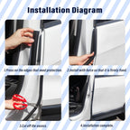 20Ft Car Door Weather Stripping Door Seal Strip,U-Shaped Rubber Edge Trim with Steel Strip Door Sealers for Door Frame of Car Truck SUV RV Boat Home,Keeps Car Interior Tidy and Quieter (20Ft)
