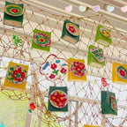 2 PCS Fish Net Decorations, 80 x 40 Inch, Ocean Themed Party Decor Beach, Nautical Wall Hanging Fishing Net for Coastal Bedroom, Bathroom, or Under The Sea Party Decorations