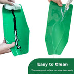 Reused Flexible Foldable Oil Funnel, Multi-Purpose Form a Funnels for Automotive Use, Easy to Clean Small Wide Mouth Funnel for Oil Drain, Available in Green