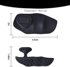 Anti-Slip Workout Rubber Weight Grips, Ergonomic Hand Protector Gloves for Lifting Palm Protection, Gym Grips Pull-Ups Training and Exercise Men Women, 2 Pairs