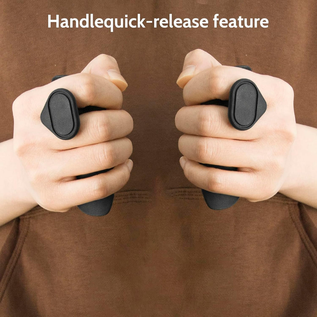 Weight Lifting Grips - Rubber Anti-Slip Workout Grips, Ergonomics Hand Protector Gloves for Gym Training and Exercise, Dumbbell, Bar Pad, Pull Up Men Women, No Sweaty (Black)