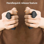 Weight Lifting Grips - Rubber Anti-Slip Workout Grips, Ergonomics Hand Protector Gloves for Gym Training and Exercise, Dumbbell, Bar Pad, Pull Up Men Women, No Sweaty (Black)