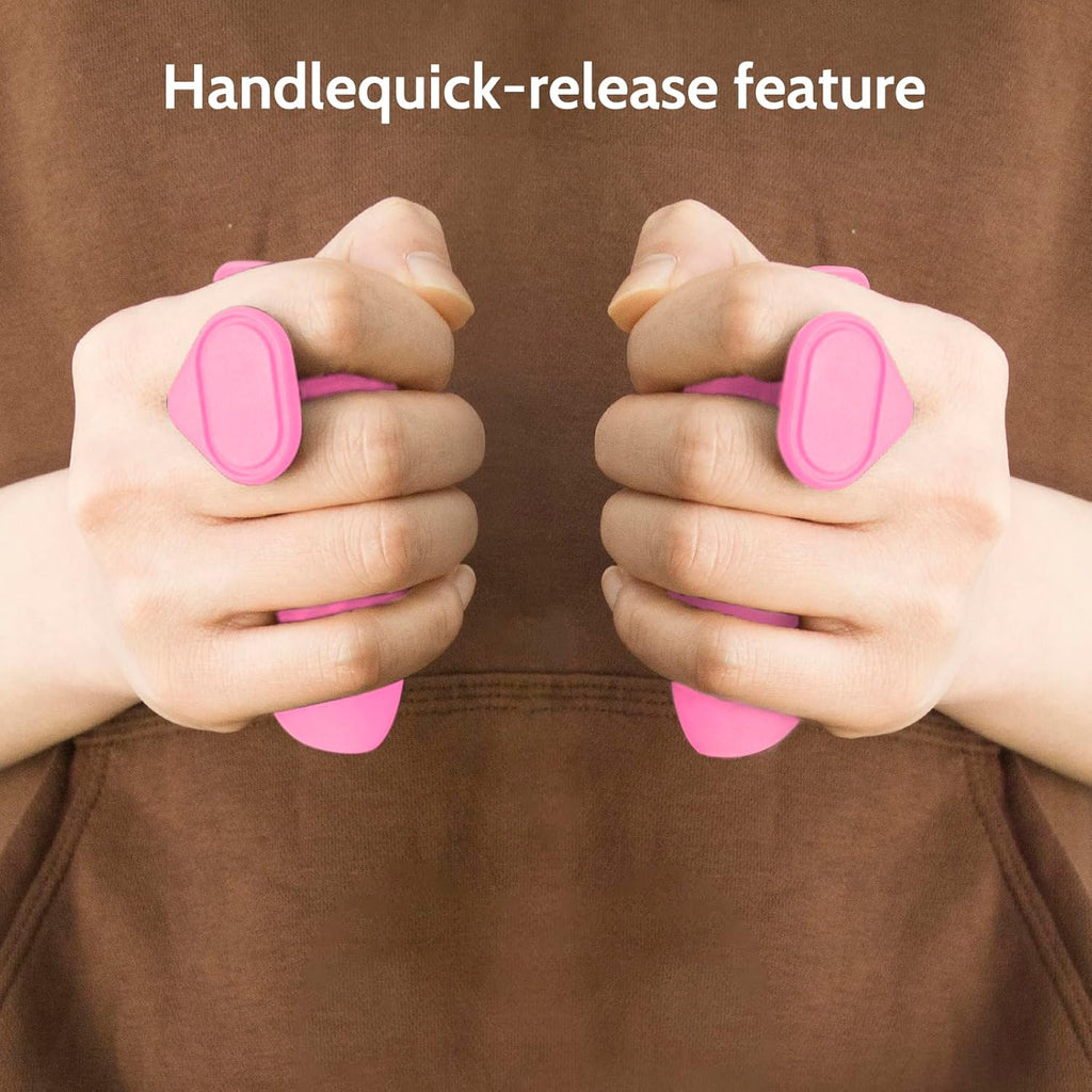 Weight Lifting Grips - Rubber Anti-Slip Workout Grips, Ergonomics Hand Protector Gloves for Gym Training and Exercise, Dumbbell, Bar Pad, Pull Up Men Women, No Sweaty (Red)