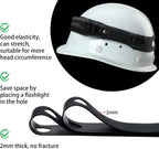 4 Pcs Firefighter Tools Include 2 Helmet Band Glove Strap Holder Fire Safety with Reflective Trim Accessories