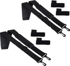 Fishing Rod Carry Strap，Sling Band Adjustable Shoulder Belt Tackle Holder，Nylon (2)