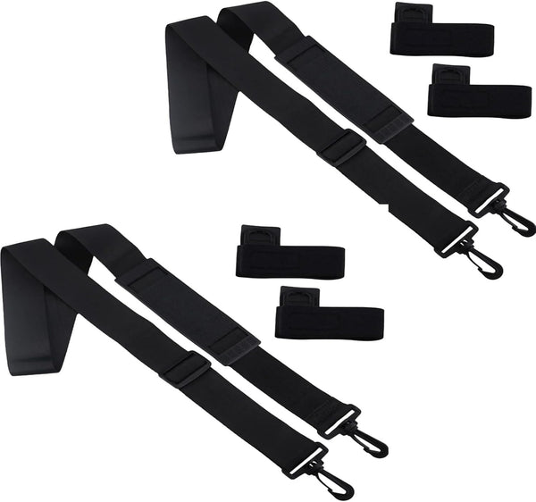 Fishing Rod Carry Strap，Sling Band Adjustable Shoulder Belt Tackle Holder，Nylon (2)